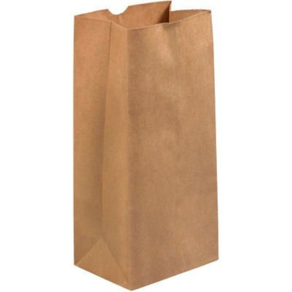 Box Packaging Global Industrial„¢ Hardware Bags, #8 6-1/8"W x 4-1/5"D x 12-7/16"H, Kraft, 400/Pack BGH126K